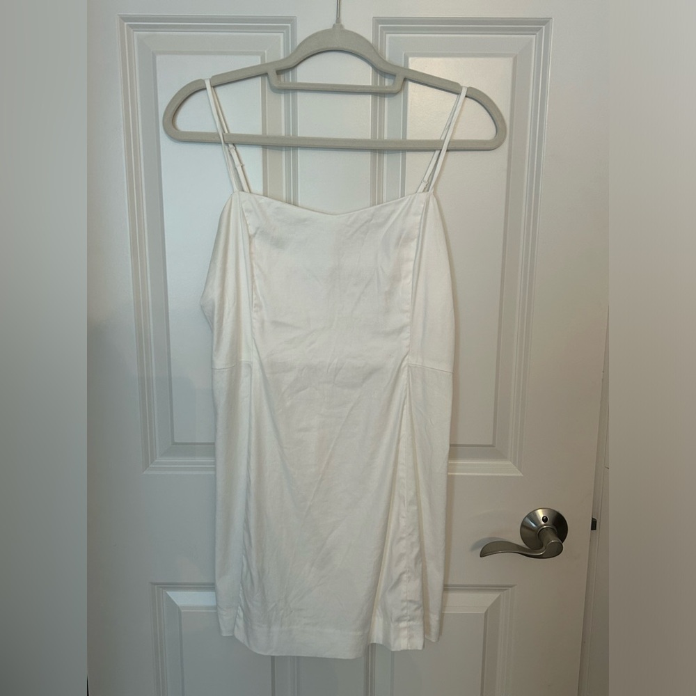 Aritizia Babaton white mini dress
